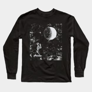 Skeleton Moon Long Sleeve T-Shirt